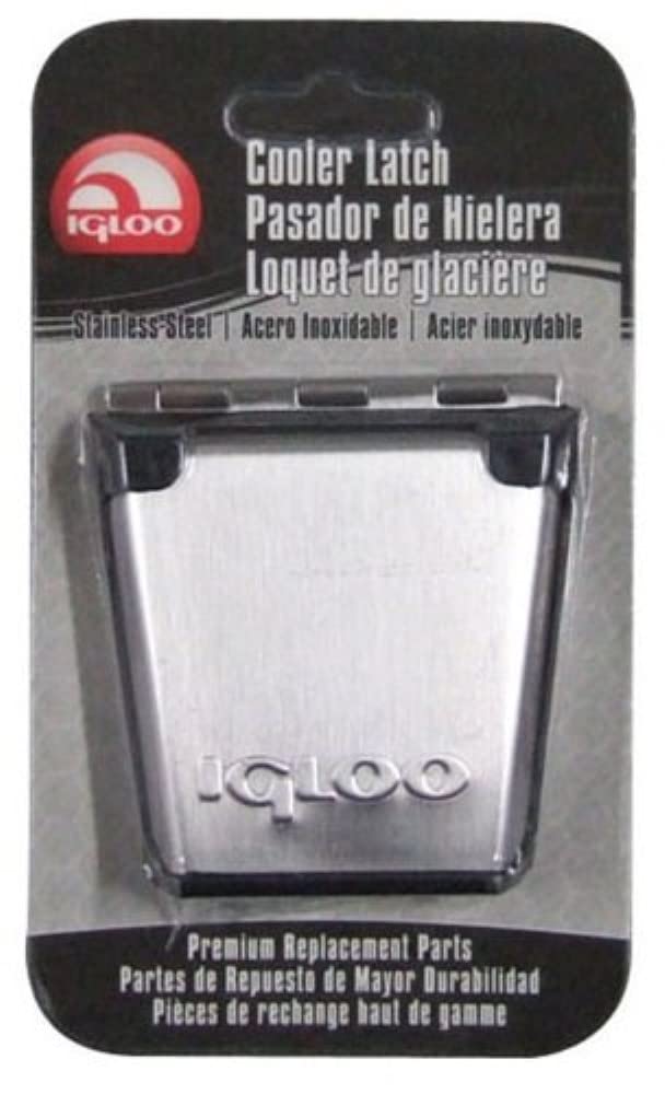Igloo stainless steel cooler latch assembly demonstrates easy installation and durable performance
