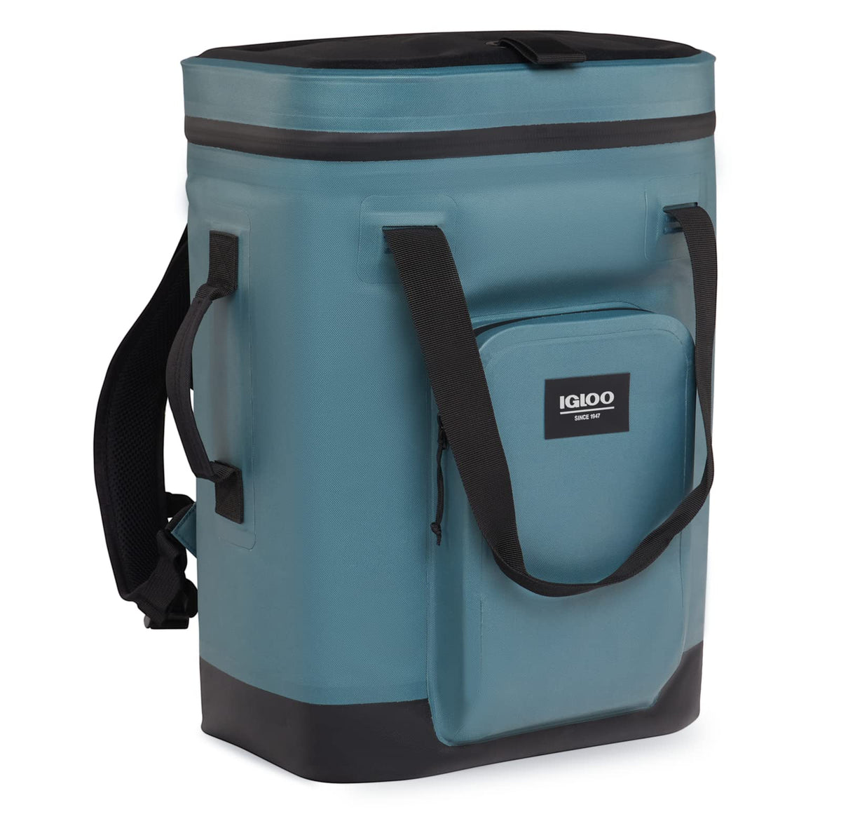 Igloo Trailmate Spruce top view showing spacious main compartment for snacks and drinks