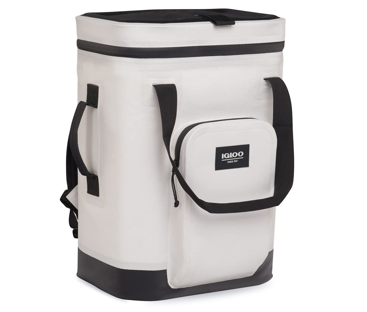 Igloo Trailmate 24-Can Backpack front view with wide opening for easy packing.
