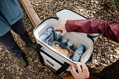 Igloo Trailmate 30-Can Cooler Bag all-terrain wheels aid transport.