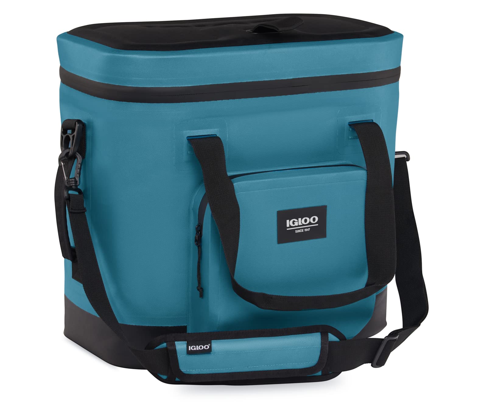 Igloo Trailmate 30-Can Cooler Bag front view showcases rugged, weather-resistant exterior for outdoor use