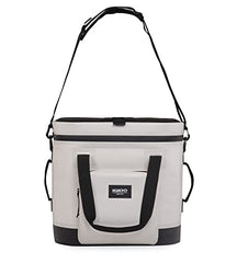 Igloo Trailmate 30-Can Cooler Bag open lid reveals wide packing space.