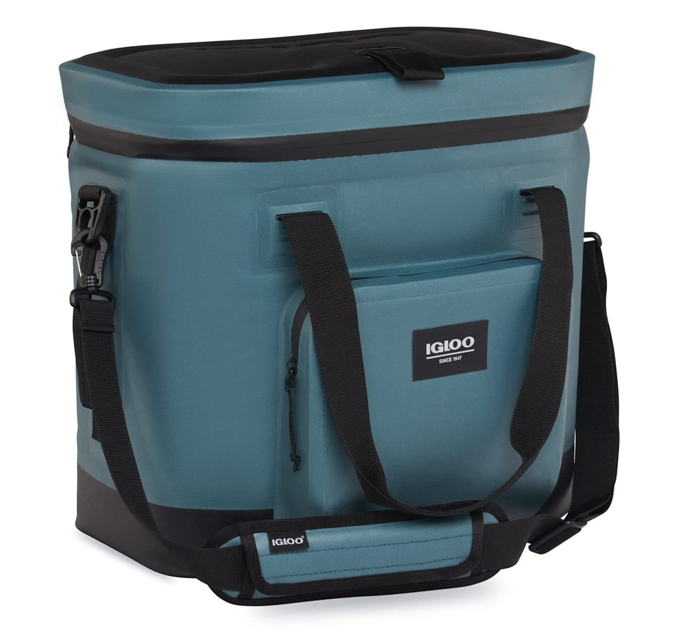 Igloo Trailmate 30-can cooler spruce keeps beverages cold for outdoor trips.