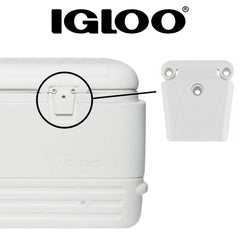 Igloo universal latch fit shown on large Igloo coolers