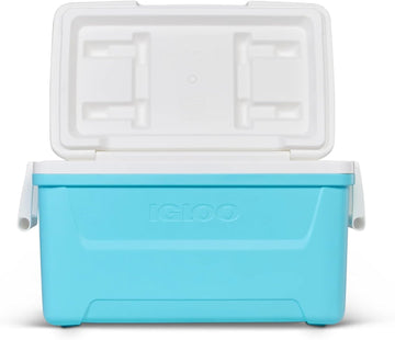 Igloos 76-can capacity fits beverages for group outings and gatherings.