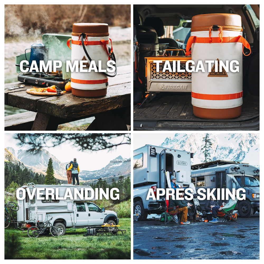 Ignik DOT-approved propane transport case for safe camping fuel transport