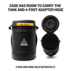 Ignik gas growler carry case insulated design keeps propane safely stowed during travel