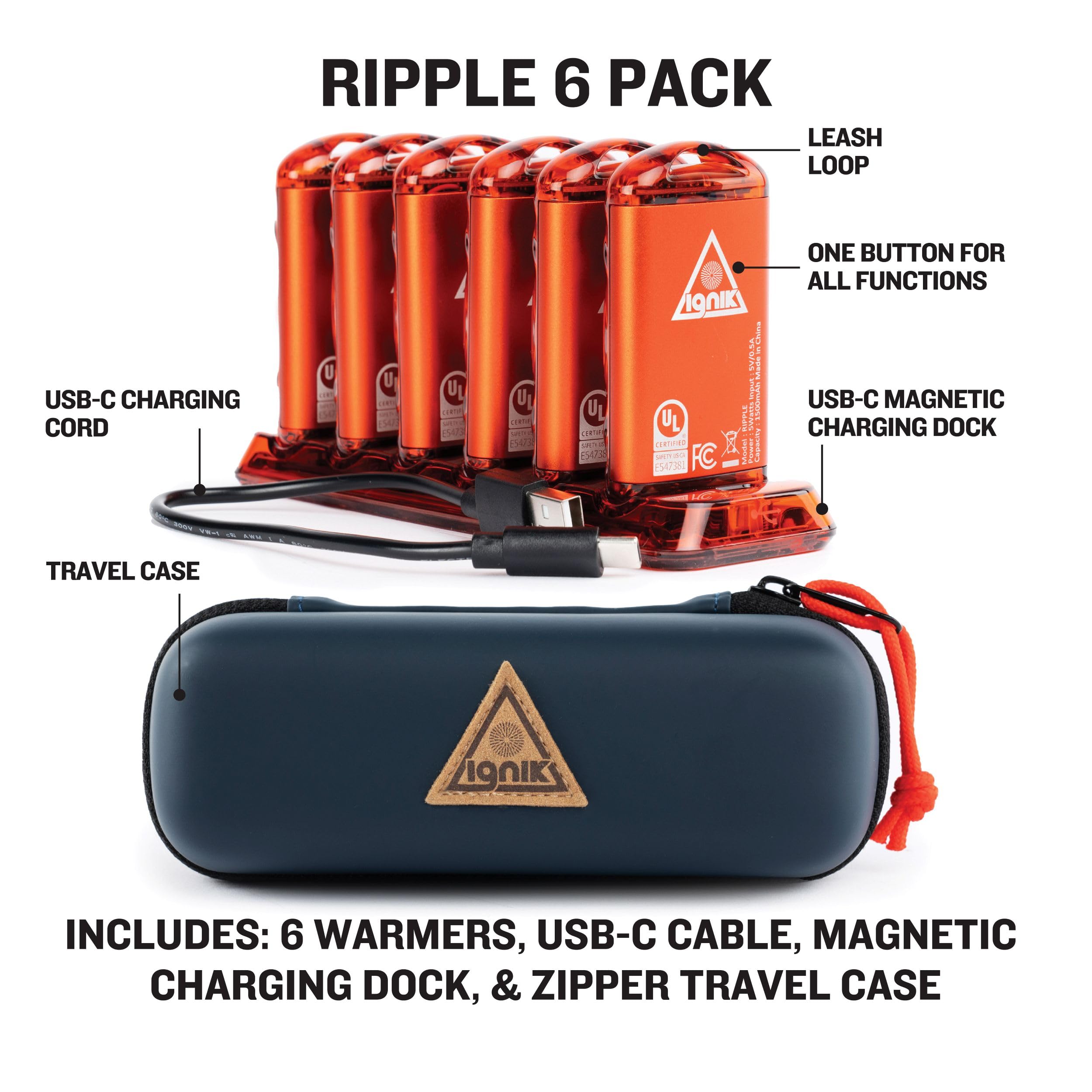 Ignik Ripple carrying case keeps the six-pack organized during winter trips.