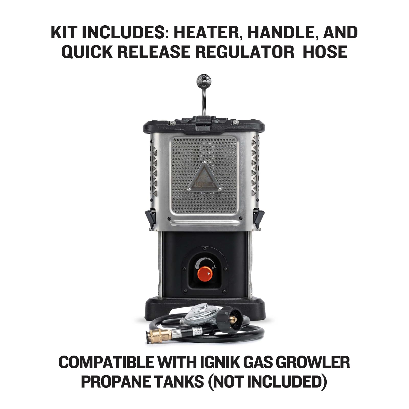 Ignik Skullet Deluxe built-in ignitor for quick, reliable lighting during camping.