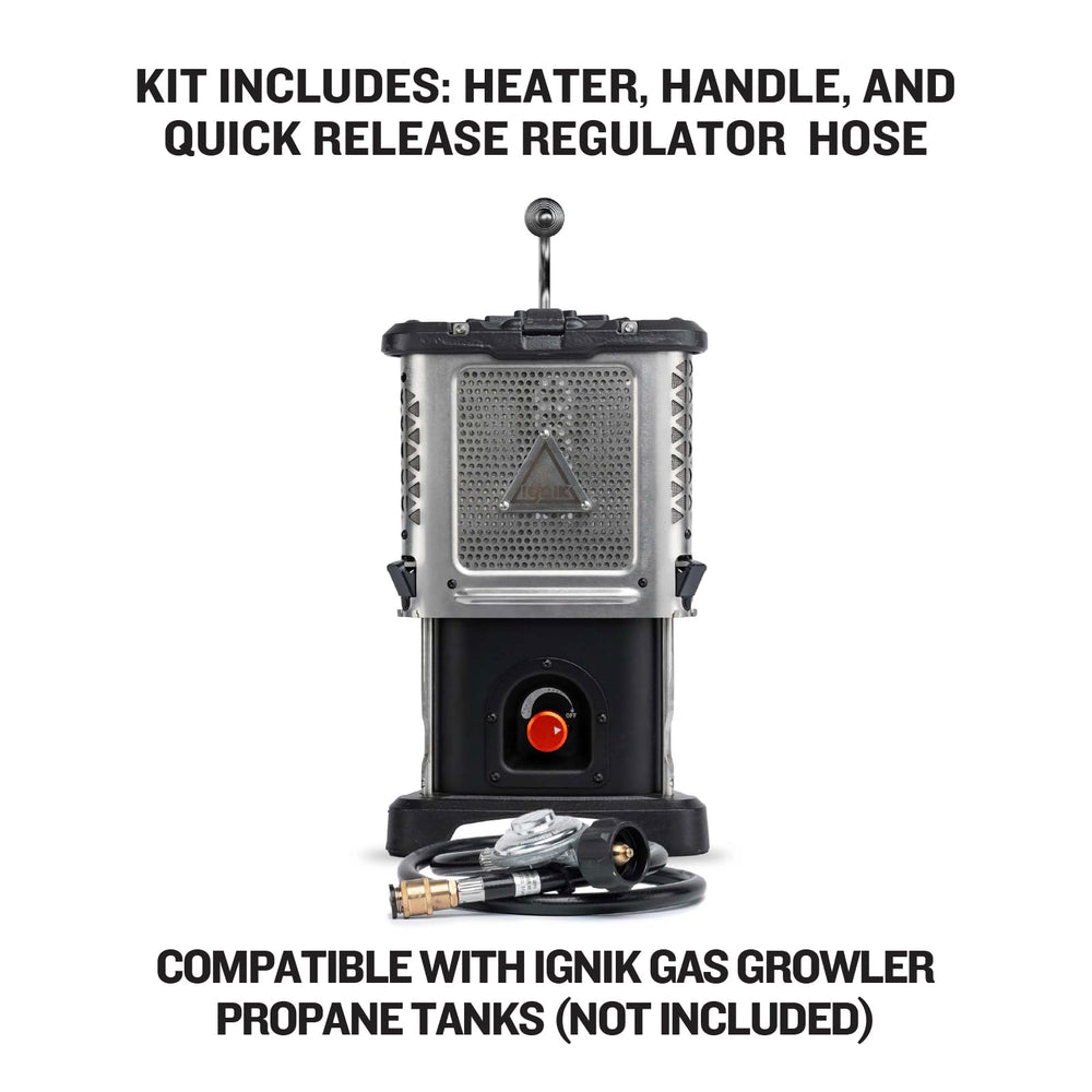 Ignik Skullet Deluxe built-in ignitor for quick, reliable lighting during camping.