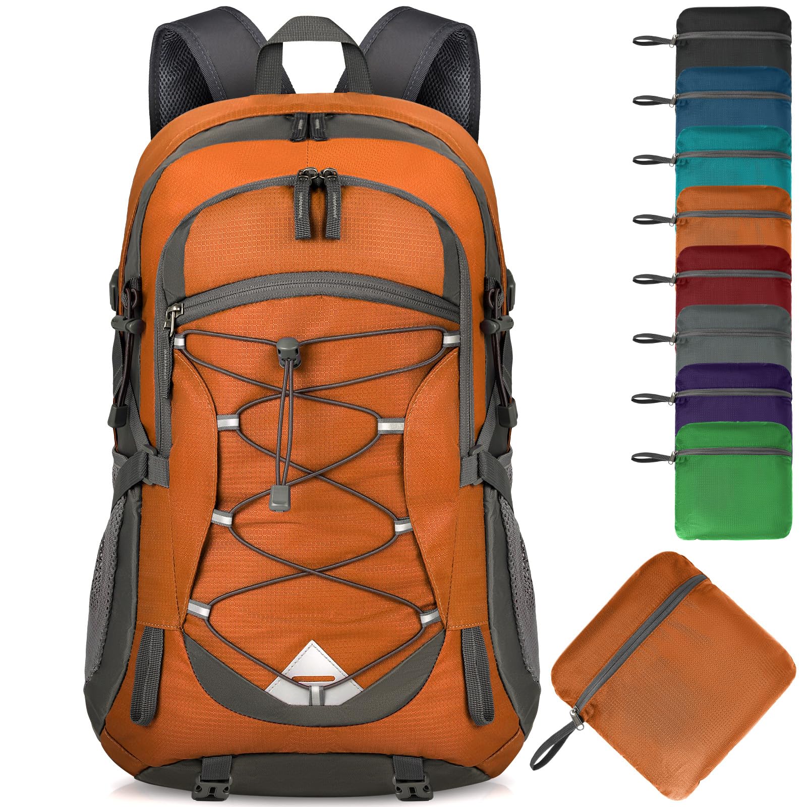 IGOLUMON hiking backpack 40L foldable design ready for fast packing and travel.