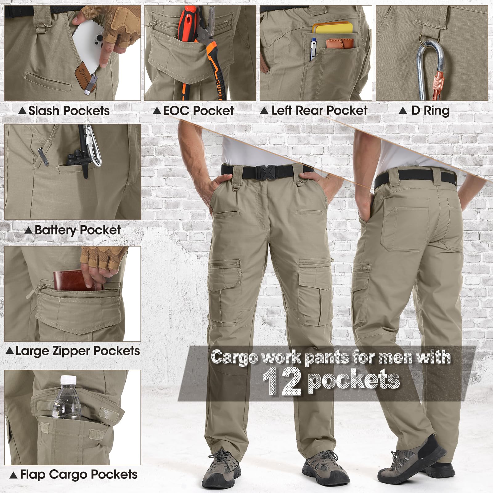 IGOLUMON ergonomic cut promotes freedom of movement across knees, hips, and legs.