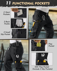IGOLUMON cargo trousers emphasize reinforced gusset for long-lasting movement under heavy workloads.