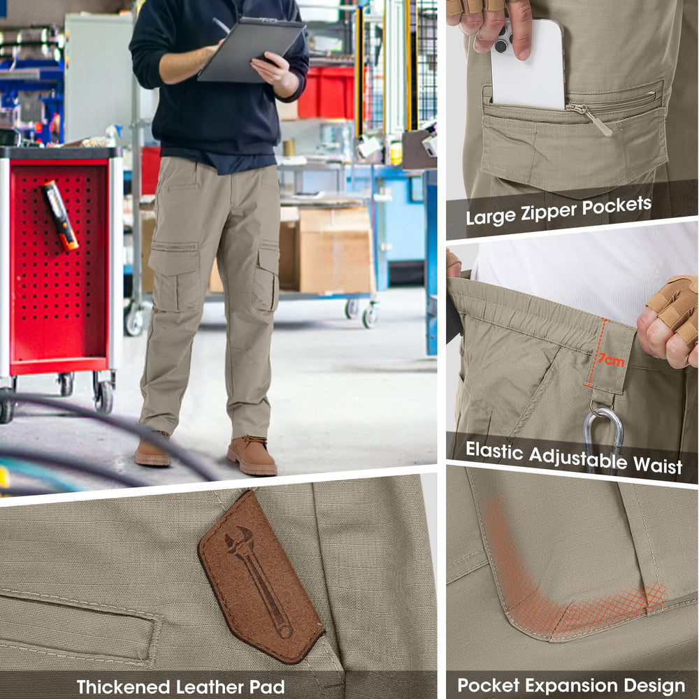 IGOLUMON knee reinforcement supports long-term wear during work and outdoor activity.