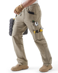 IGOLUMON stretch-tactical-pants ripstop fabric for durable outdoor work.