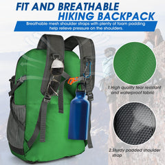 IGOLUMON reflective trim backpack improves night visibility for safety