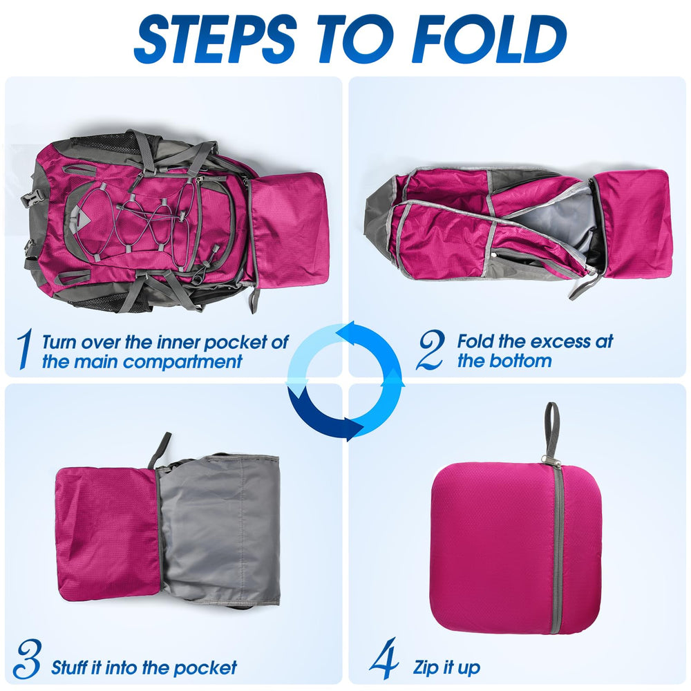 IGOLUMON 40L bottom strap for attaching tents or sleeping mats securely.
