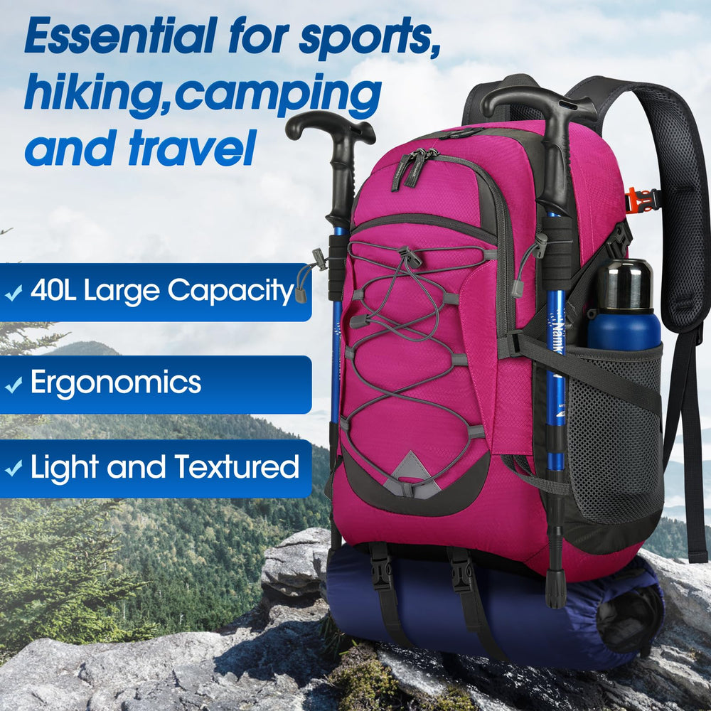 IGOLUMON 40L durable waterproof nylon delivers rugged daily use.