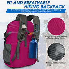 IGOLUMON 40L wet pocket waterproof separates sweaty clothes after workouts.