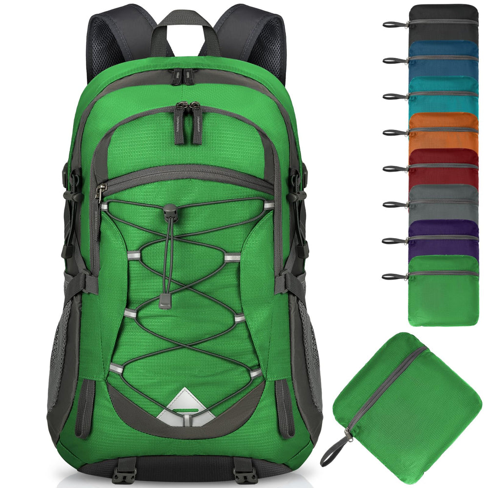 IGOLUMON hiking backpack 40L shows packable design for easy trail stowage