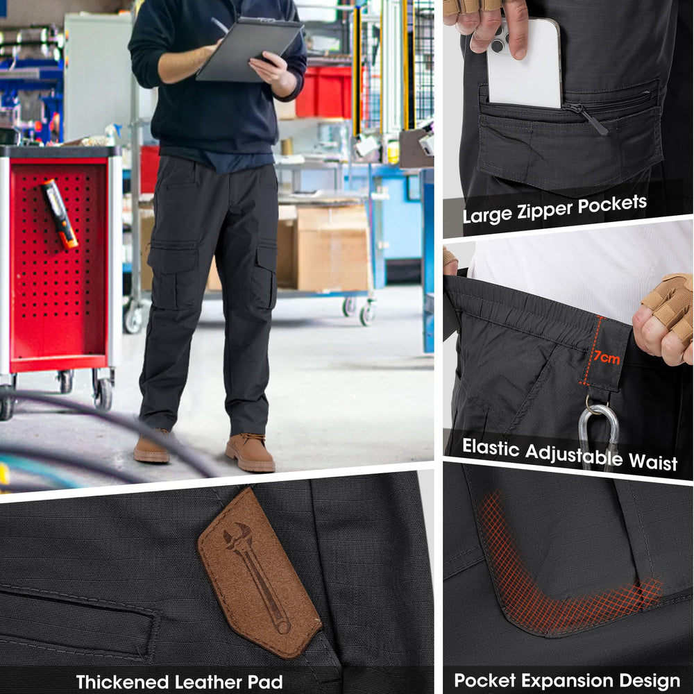 IGOLUMON 12-pocket cargo design expands pockets for gear storage.