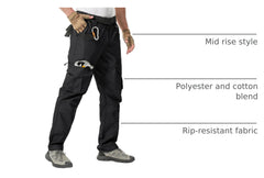 IGOLUMON knee reinforcement close-up demonstrates durable protection during kneeling