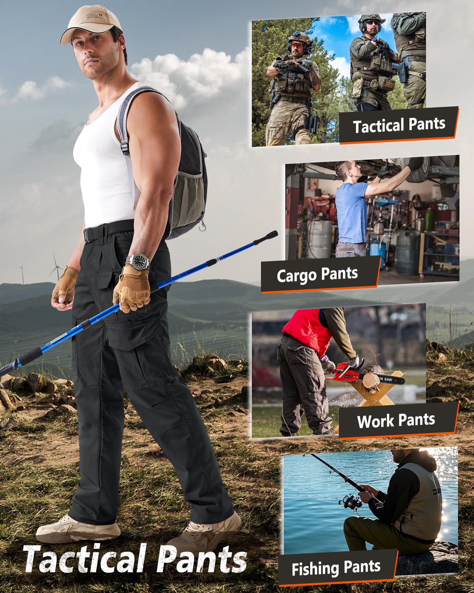 IGOLUMON pants on trail demonstrate work-to-outdoor versatility