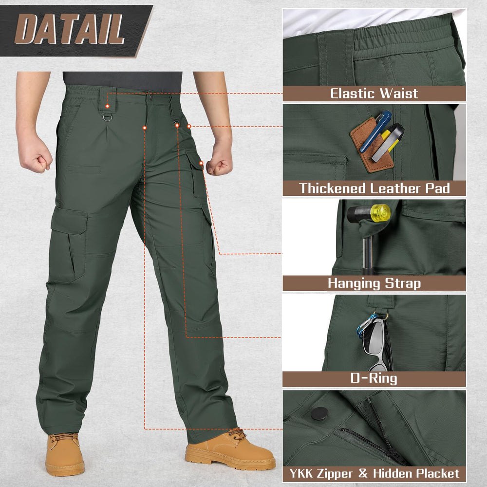 IGOLUMON multi-use cargo pants ideal for hiking, work, and travel