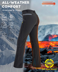 igolumon snow pants back pocket detail for secure storage during outdoor adventures