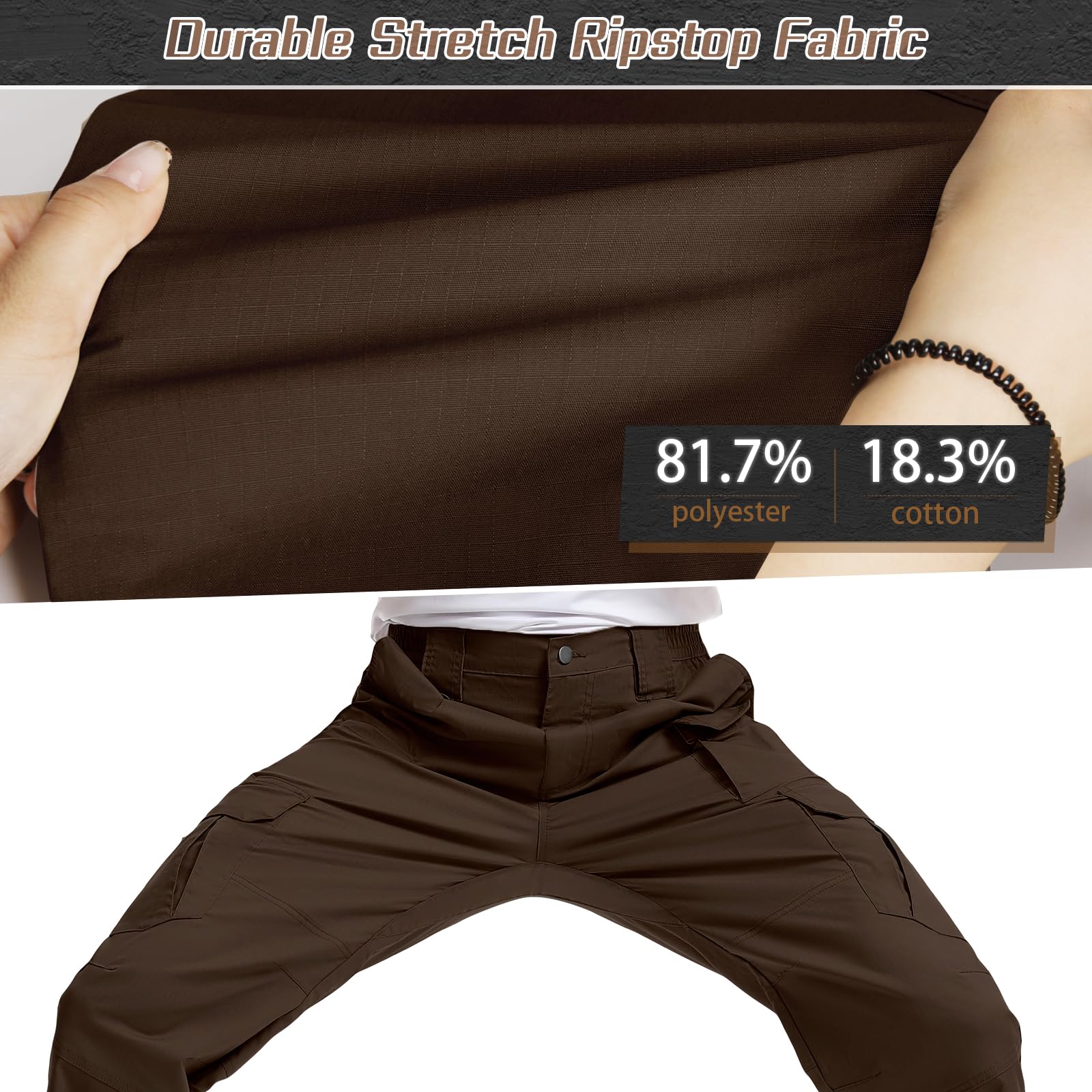 IGOLUMON StretchTactical Pants multi-pocket configuration enables organized carry.