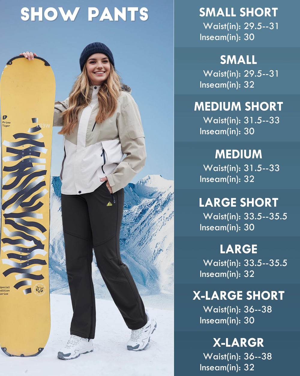 igolumon winter pants with reflective strip for safer night walking