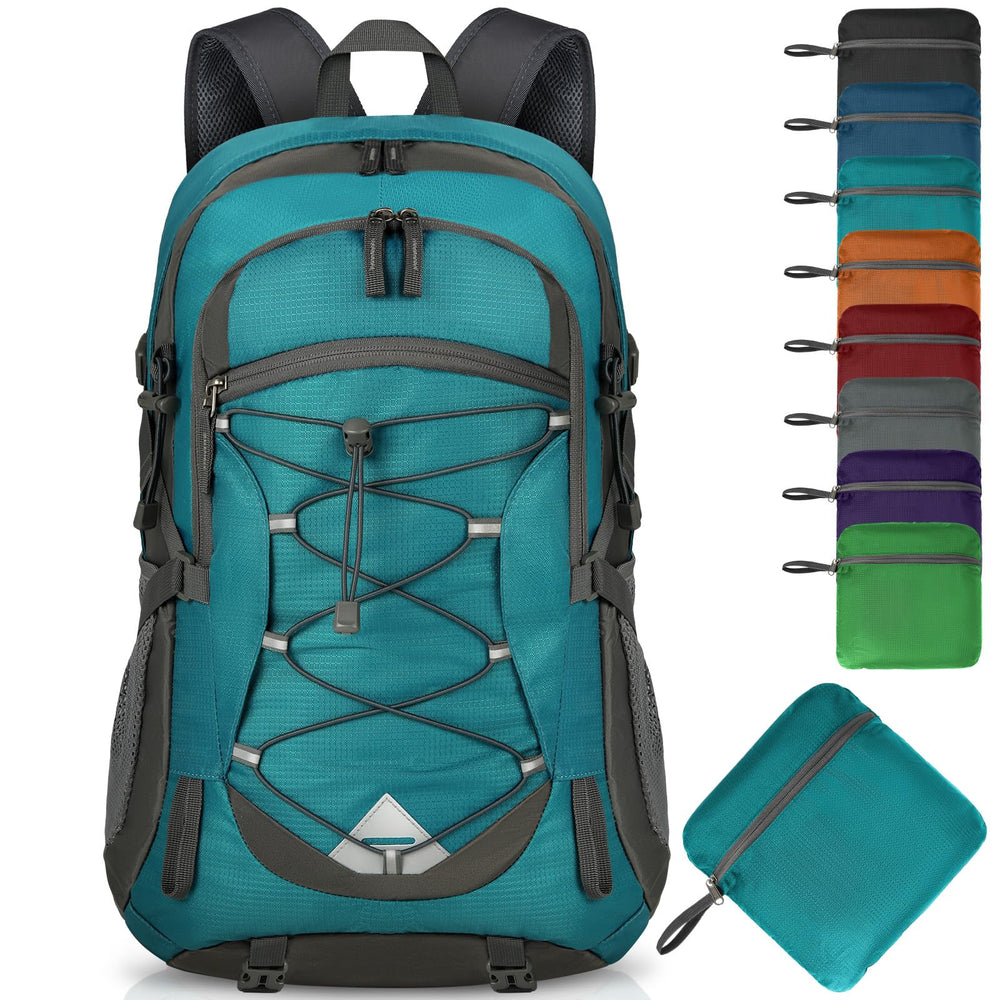 IGOLUMON hiking backpack 40L front view shows spacious main compartment for organized gear
