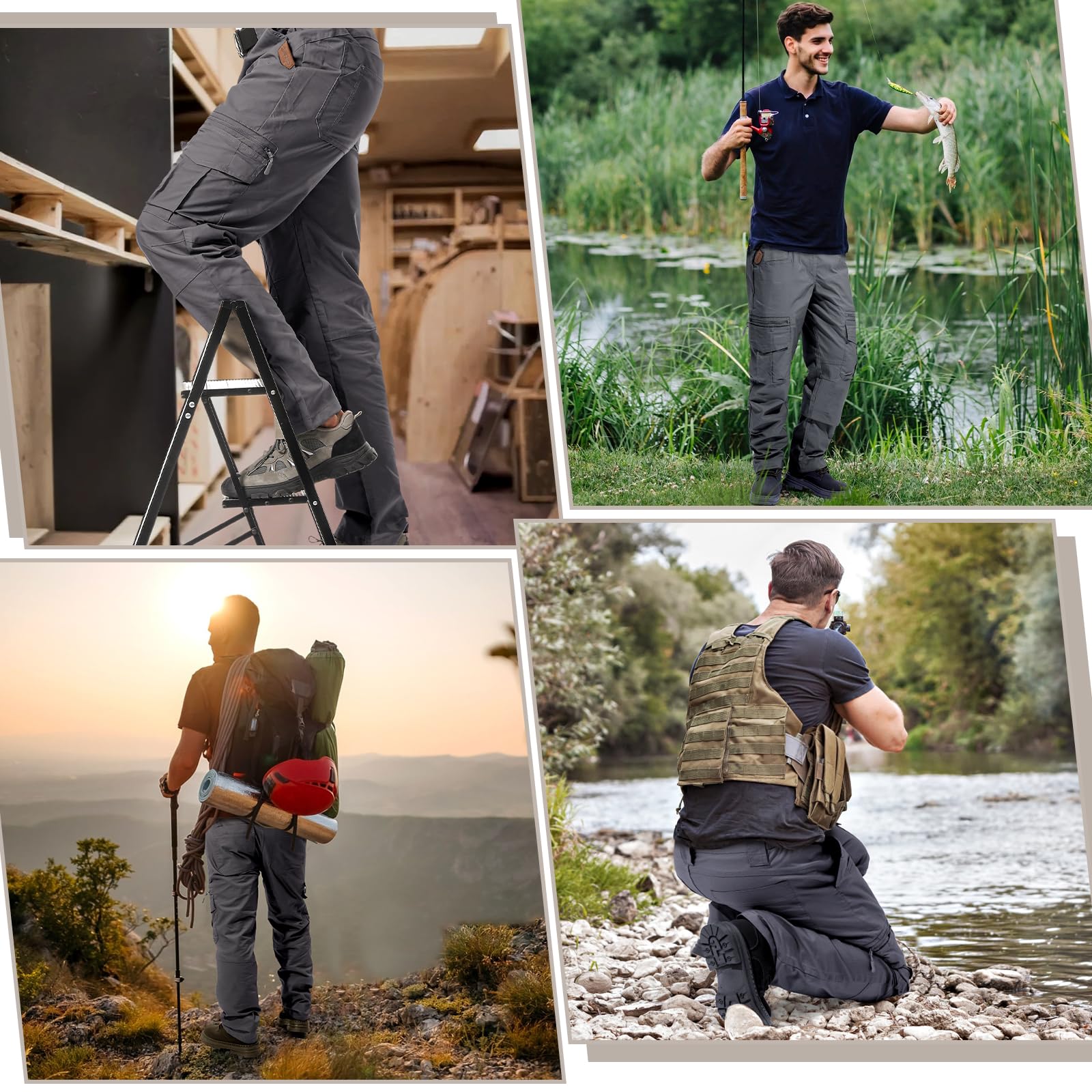 IGOLUMON durable ripstop-weave fabric supports outdoor work.