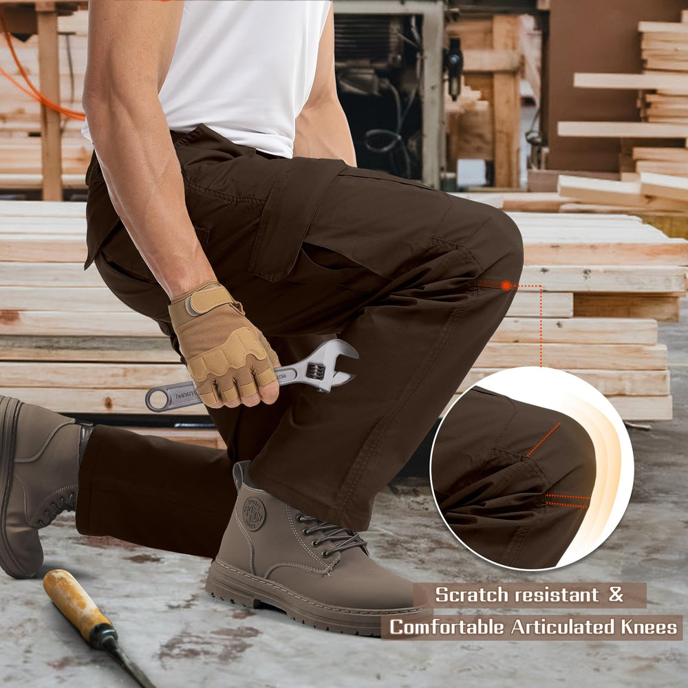 IGOLUMON stretchtactical pants knee reinforcement detail supports durable movement