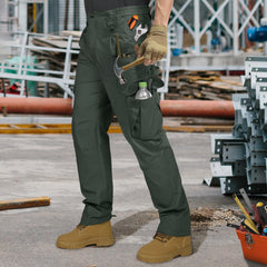 IGOLUMON StretchTactical Pants back view—secure pockets for valuables