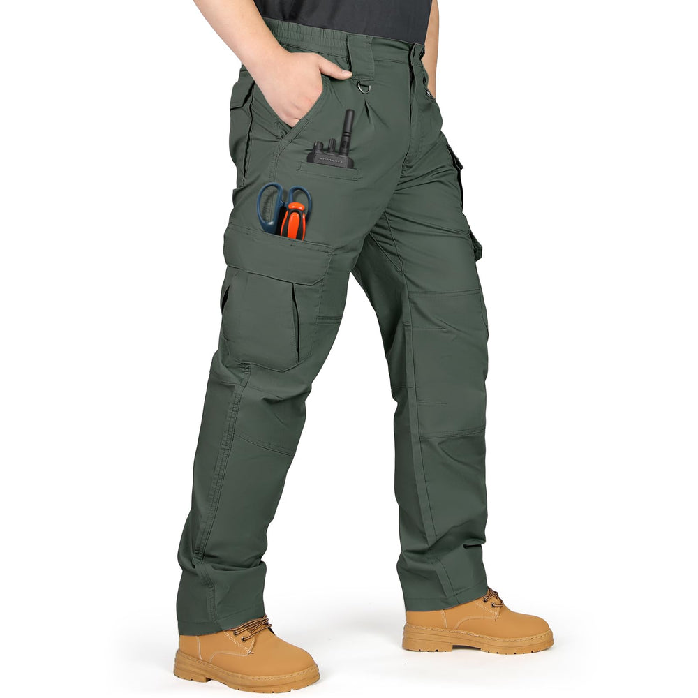 IGOLUMON StretchTactical Pants front view—breathable ripstop fabric for outdoor work