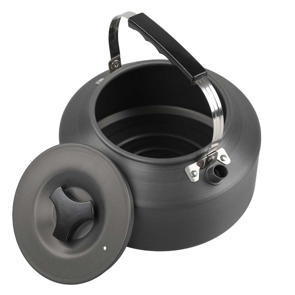 IGYYO 1.6L kettle with ergonomic resin handle for safe pouring