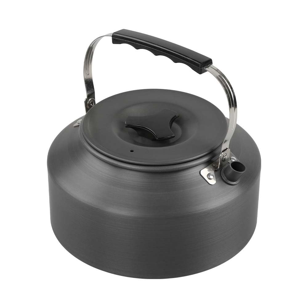 IGYYO 1.6L kettle top view highlights lightweight portability for hikes