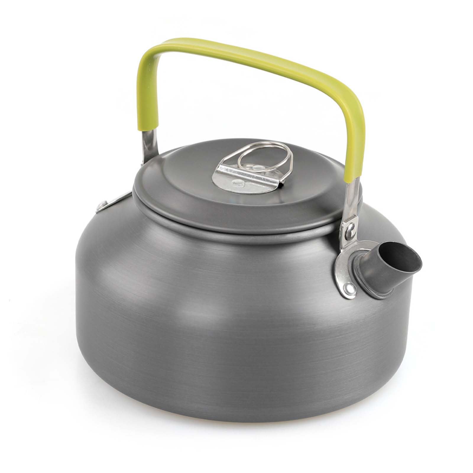 IGYYO aluminum 0.8L camping kettle overview, lightweight and portable for outdoor meals.