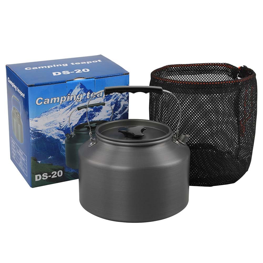 IGYYO gray camping kettle packaging for portable storage