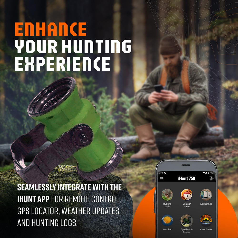 ihunt 115dB speaker delivers loud, clear calls over long distances.