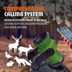 ihunt 59-species call library highlights versatile wildlife options.
