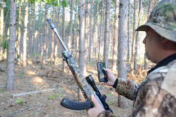 ihunt app interface shows remote control for versatile hunting calls.