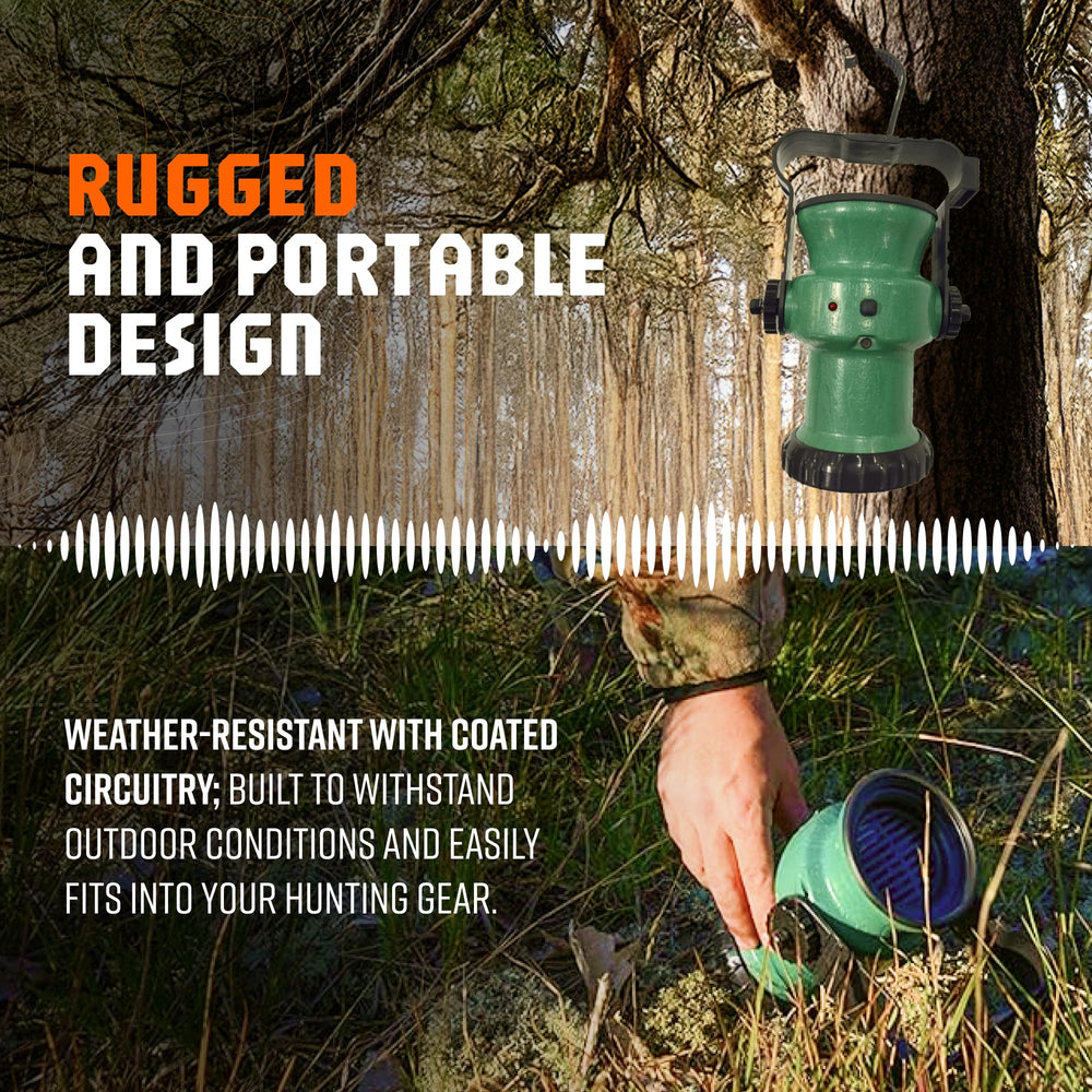 ihunt coated circuitry adds durability in wet or dusty environments.