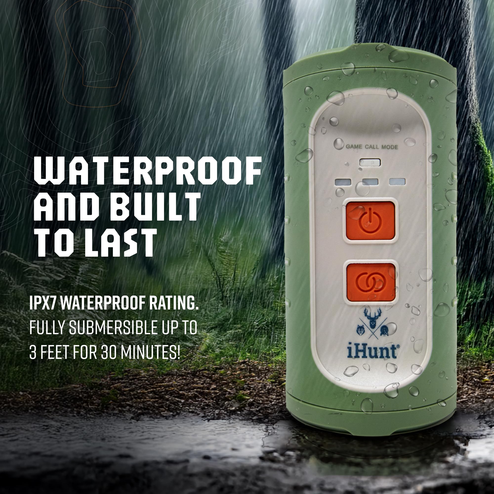 ihunt Phantom Link 150 anti slip grip for secure handling in adverse conditions