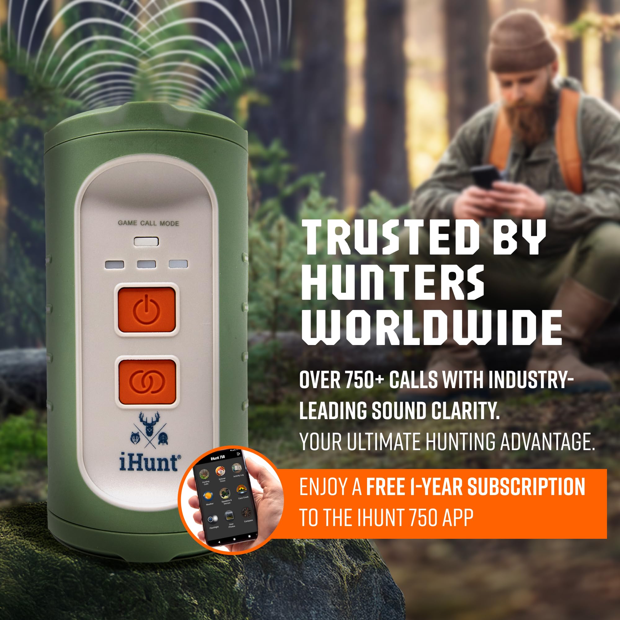 ihunt Phantom Link 150 custom playlists tailored to hunting scenarios