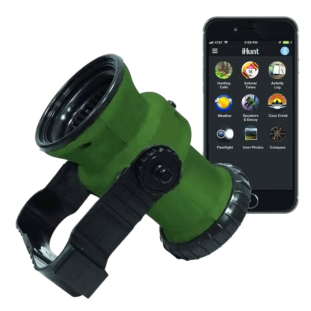 ihunt ultimate electronic game call with Bluetooth speaker for crystal-clear field calls.