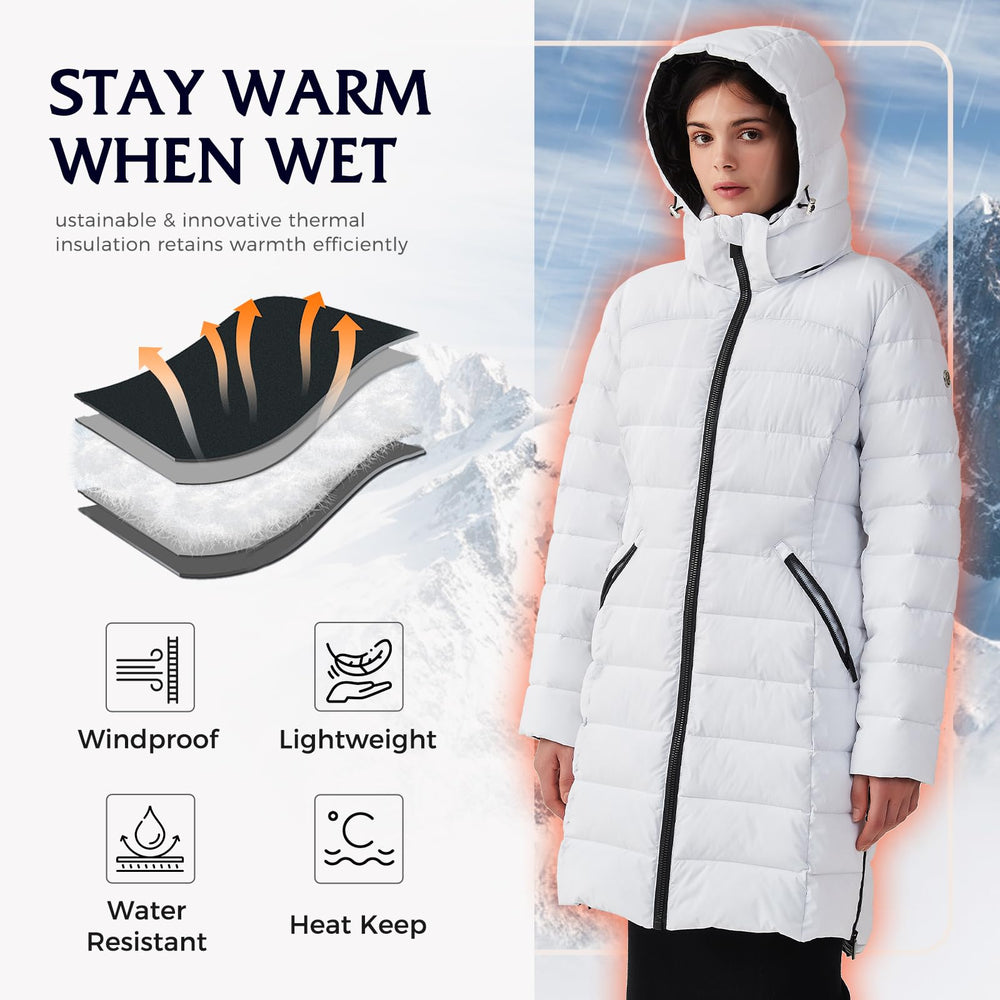IKAZZ tapered cuffs shown for snug wind-blocking fit