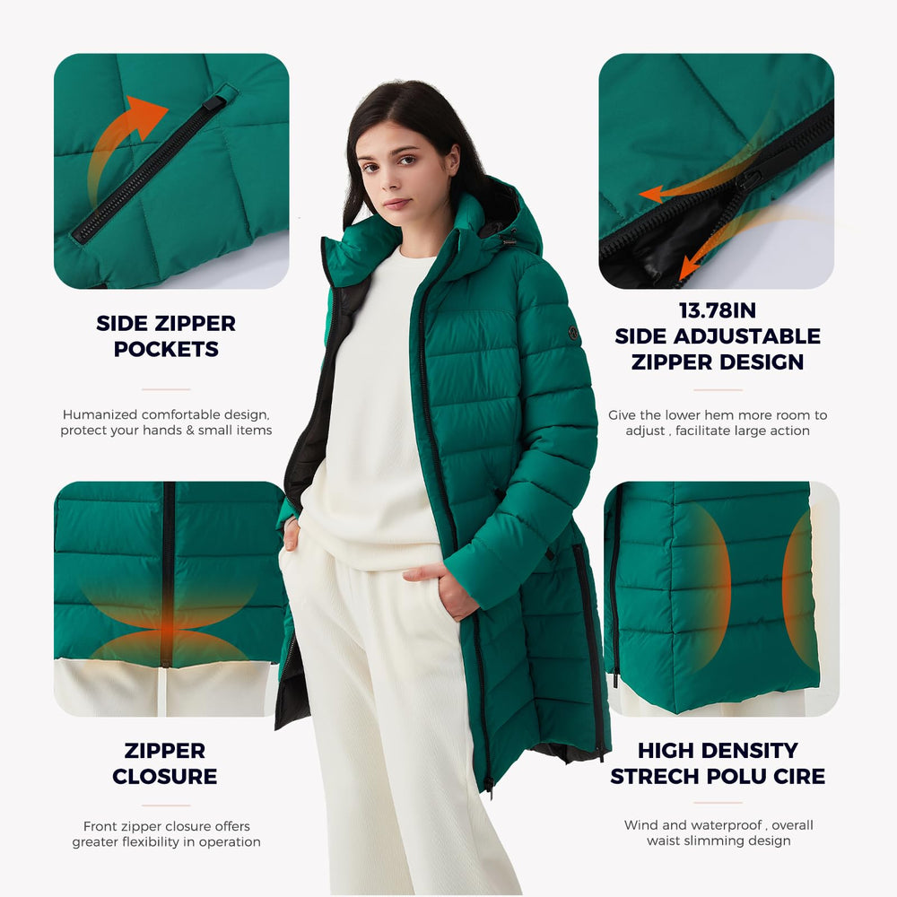 IKAZZ front-zip closure protects chin from wind