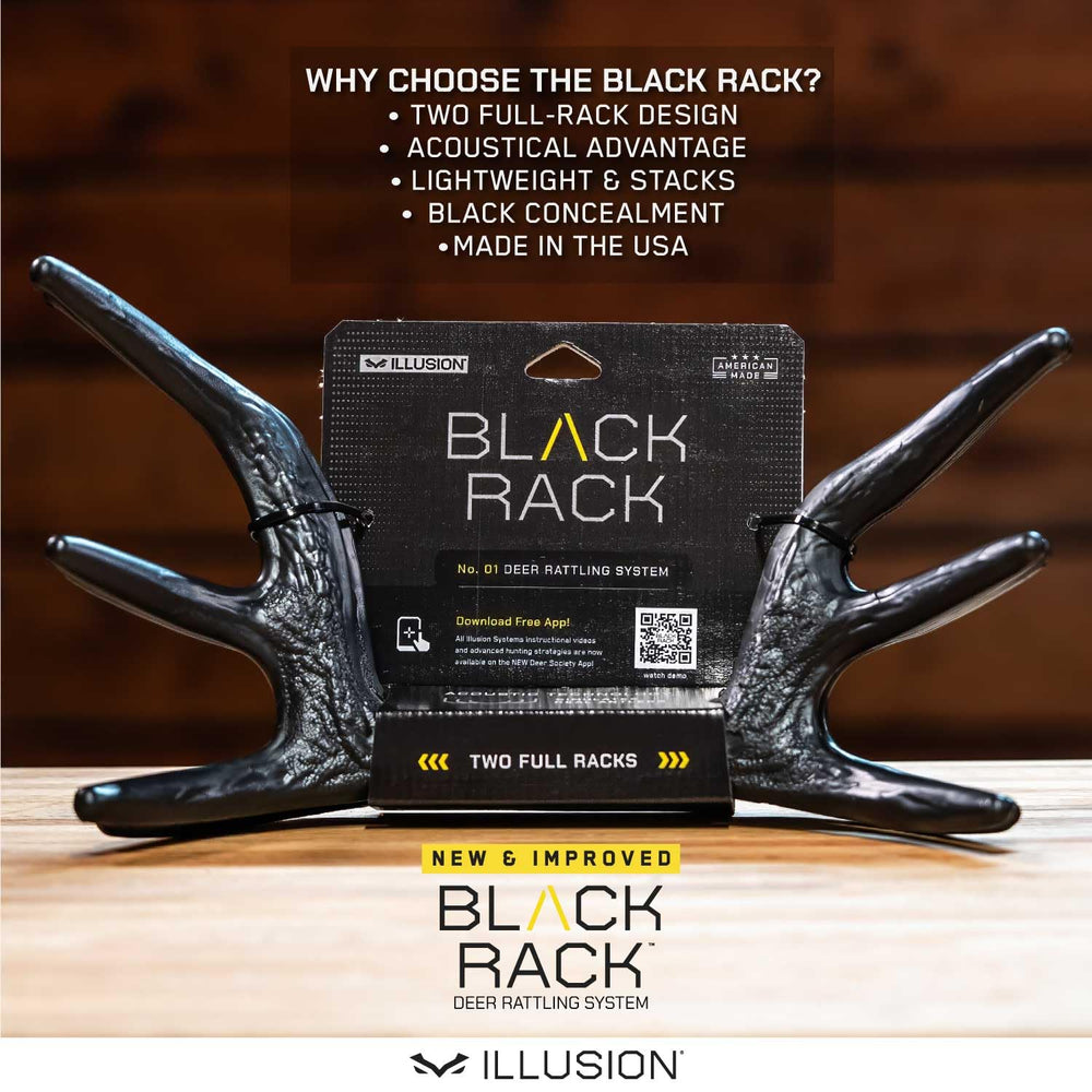 Illusion Systems Black Rack Rattling System in use highlights close-quarters rattling and concealment.